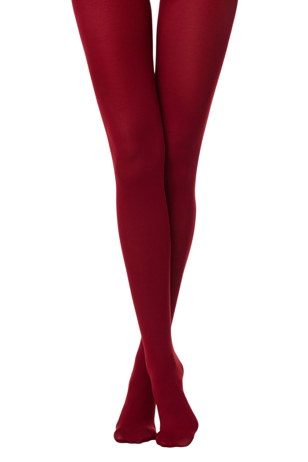 Колготки теплые CONTE Плотные колготки TRENDY 150 carmine