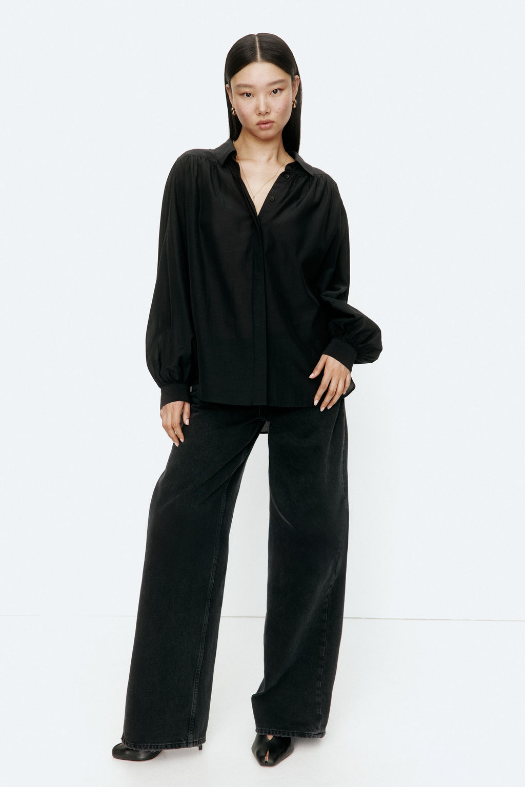 Blusa fruncida - H&m фото 6