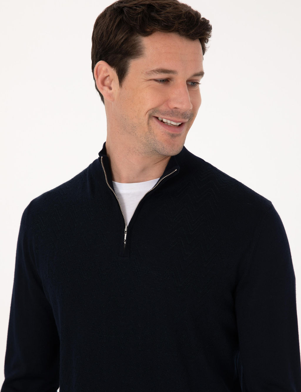 Lacivert Regular Fit Kazak