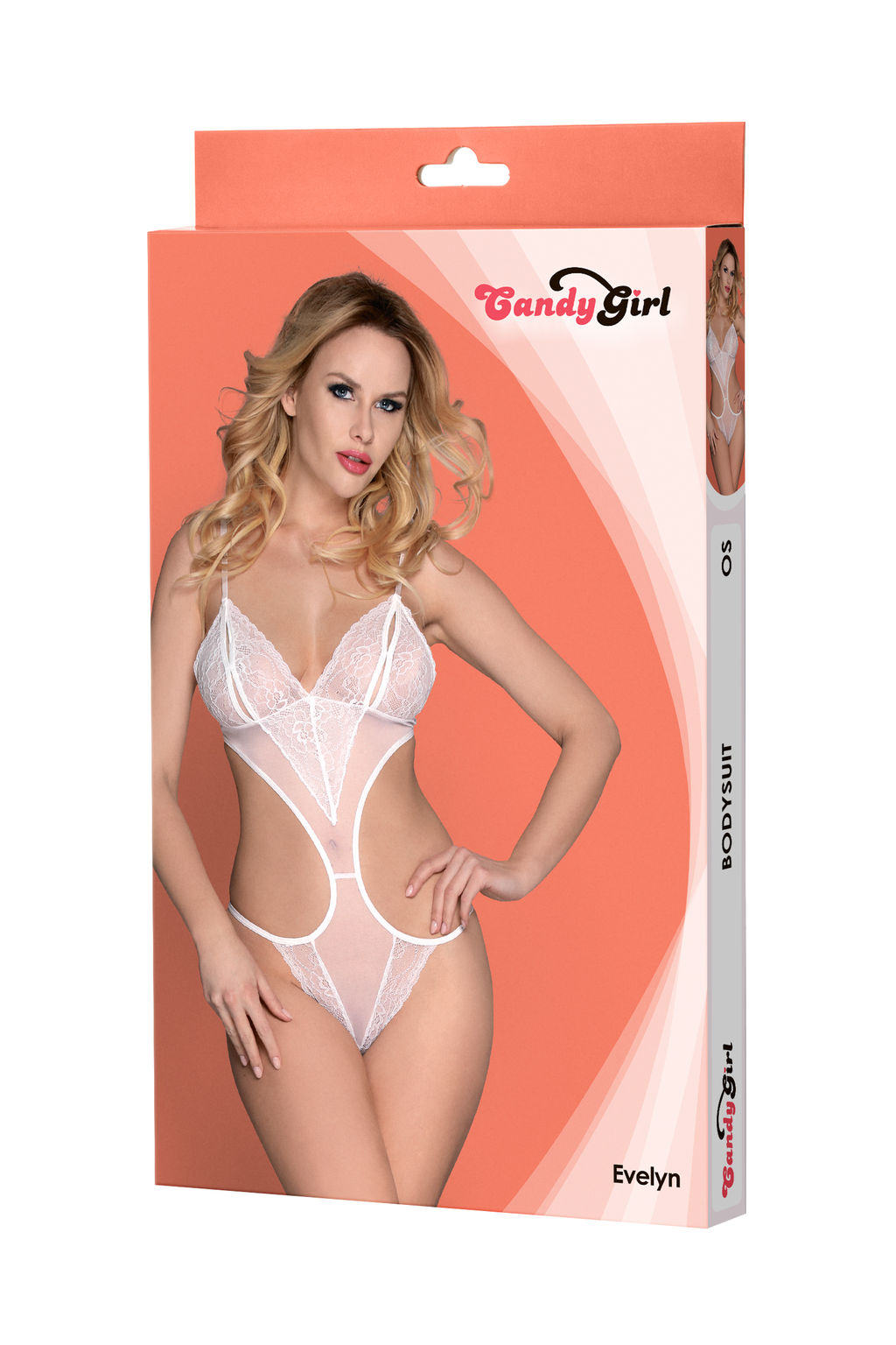 Боди Candy Girl Evelyn, белое, OS  фото 3