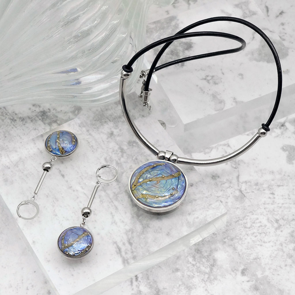 Серьги из муранского стекла HEAVEN LS2634