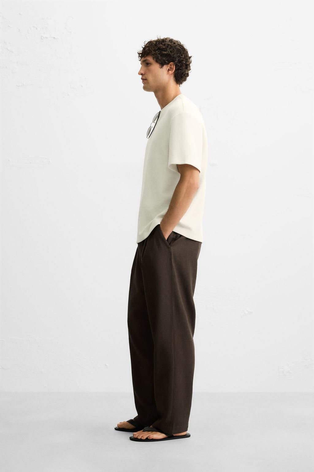 PLEATED FLOWING TROUSERS - Zara фото 5
