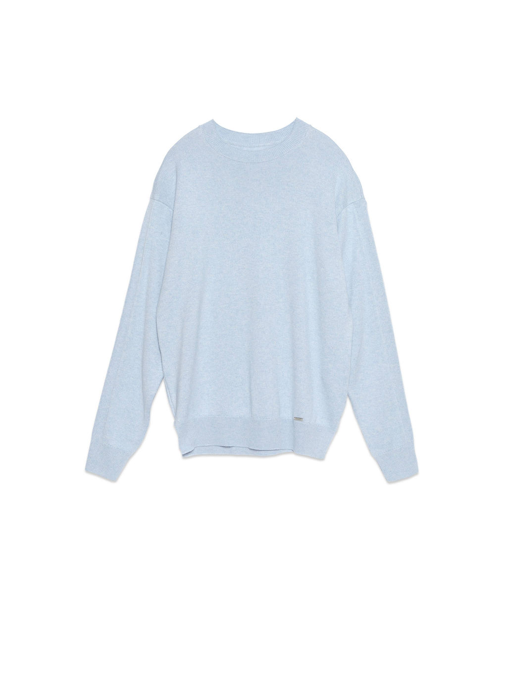 CONTE Свободный джемпер из пряжи с хлопком и модалом LDK 100 light steel blue - Conte elegant фото 2