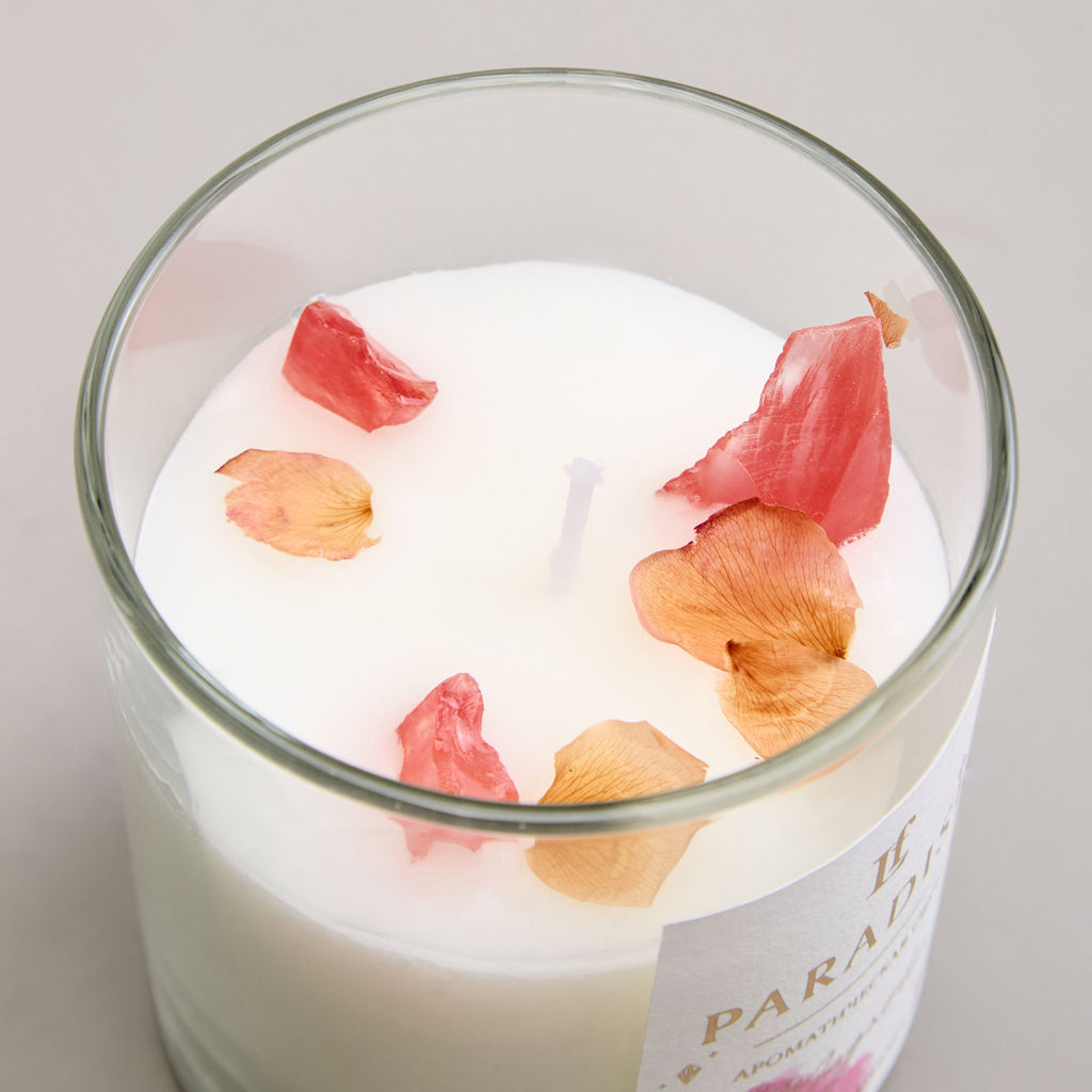 СВЕЧА АРОМАТИЗИРОВАННАЯ В СТАКАНЕ PARADISE MAGNOLIA 8*9 СМ - Lefard фото 4