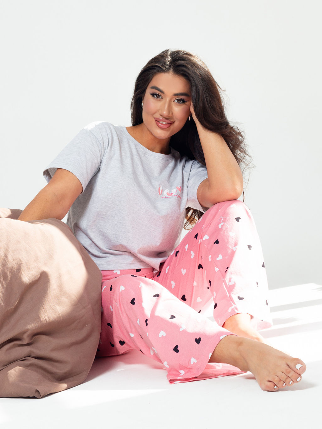 Костюм женский кулирка с брюками ФЛИРТ РОЗОВЫЙ - Domtrik фото 7