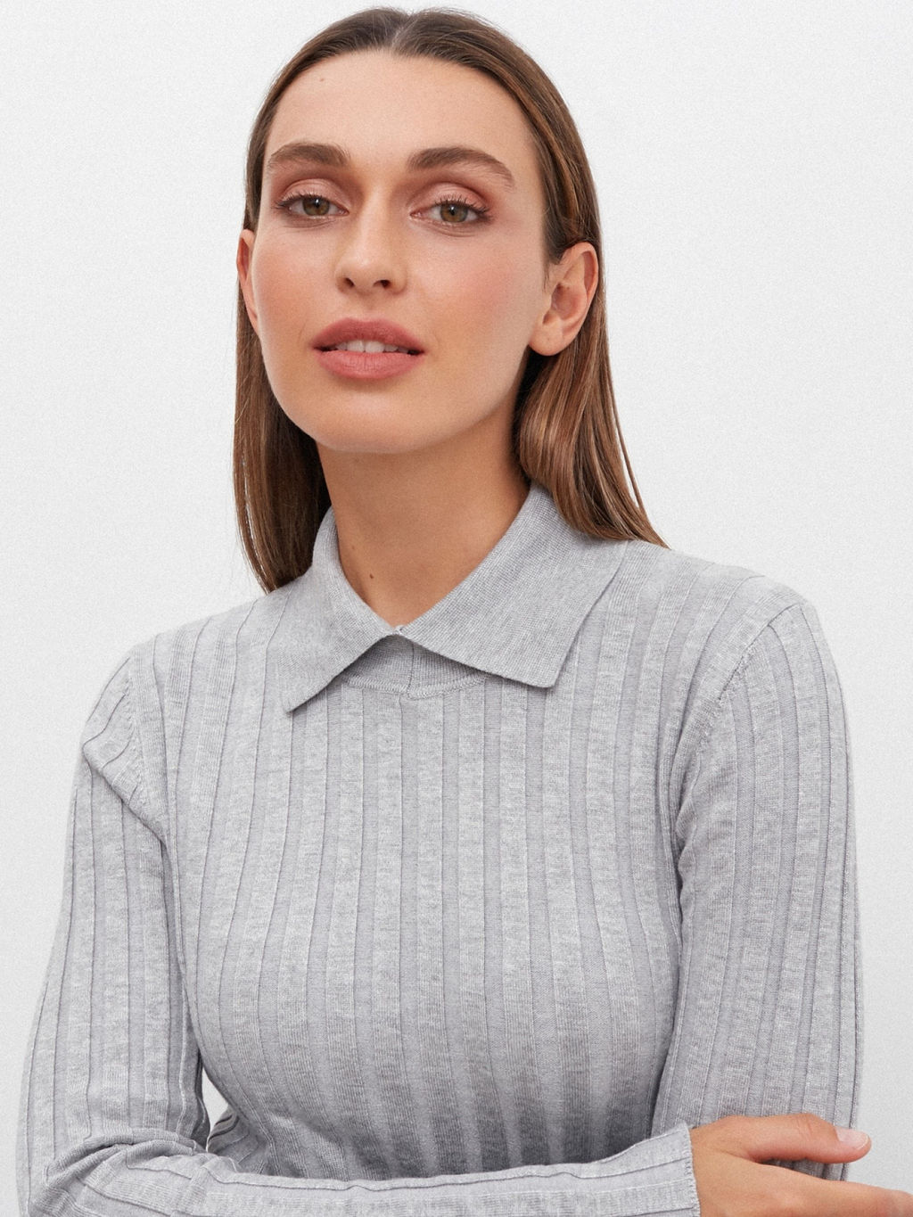 Conso/KJL 220602 - light grey Джемпер женский фото 6