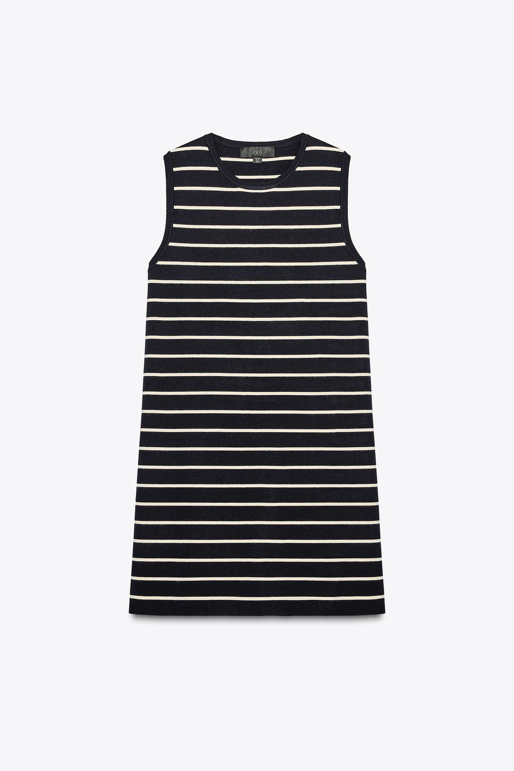 STRIPED KNIT MINI DRESS - Zara фото 7