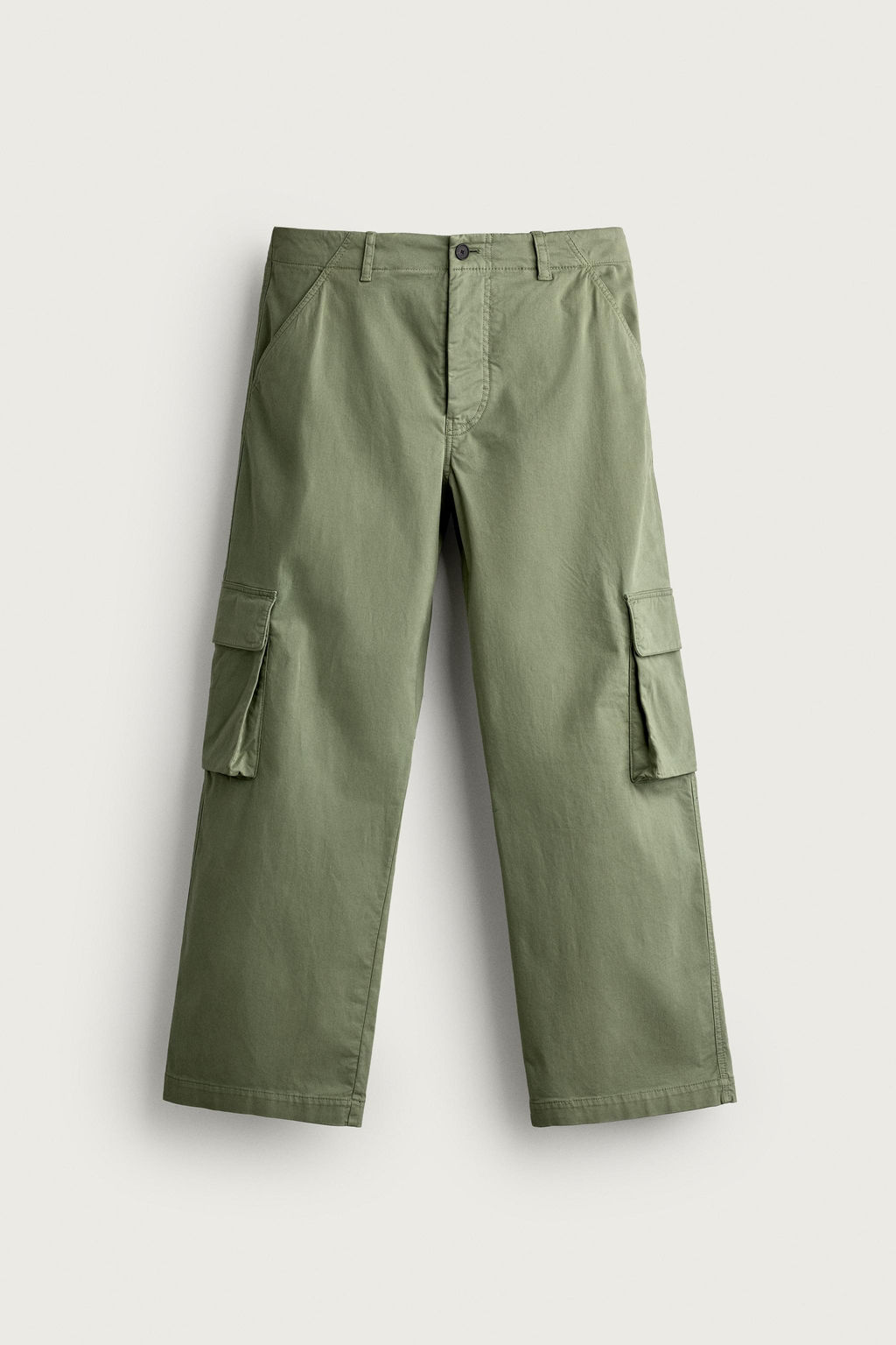 PANTAL?N CARGO RELAXED FIT / Verde - Zara фото 4