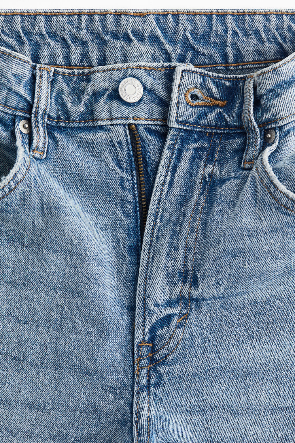 Slim Straight High Ankle Jeans - H&m фото 5
