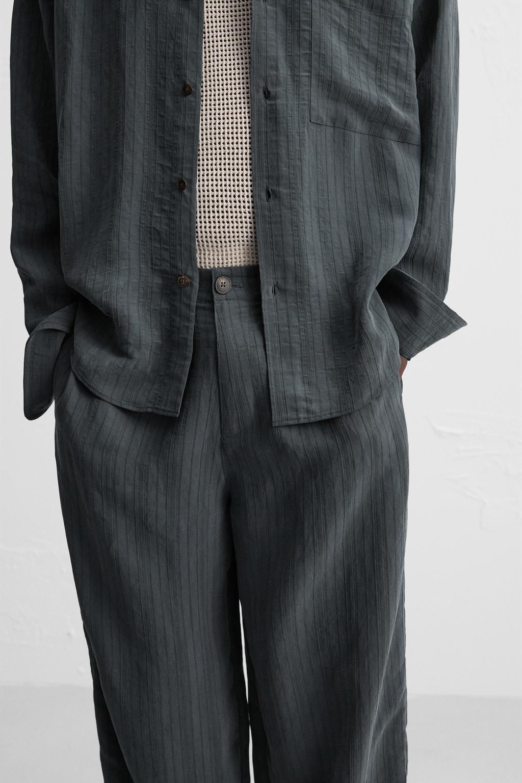 TEXTURED TROUSERS - Zara фото 5