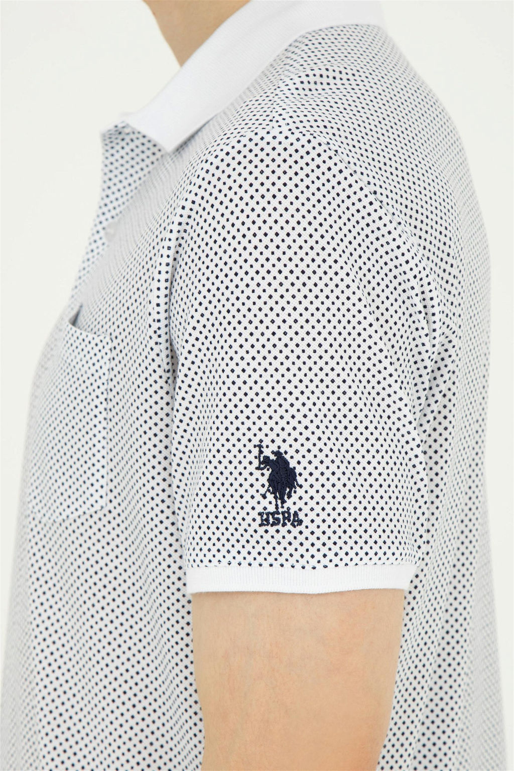 Мужская белая футболка - U.s. polo assn фото 7