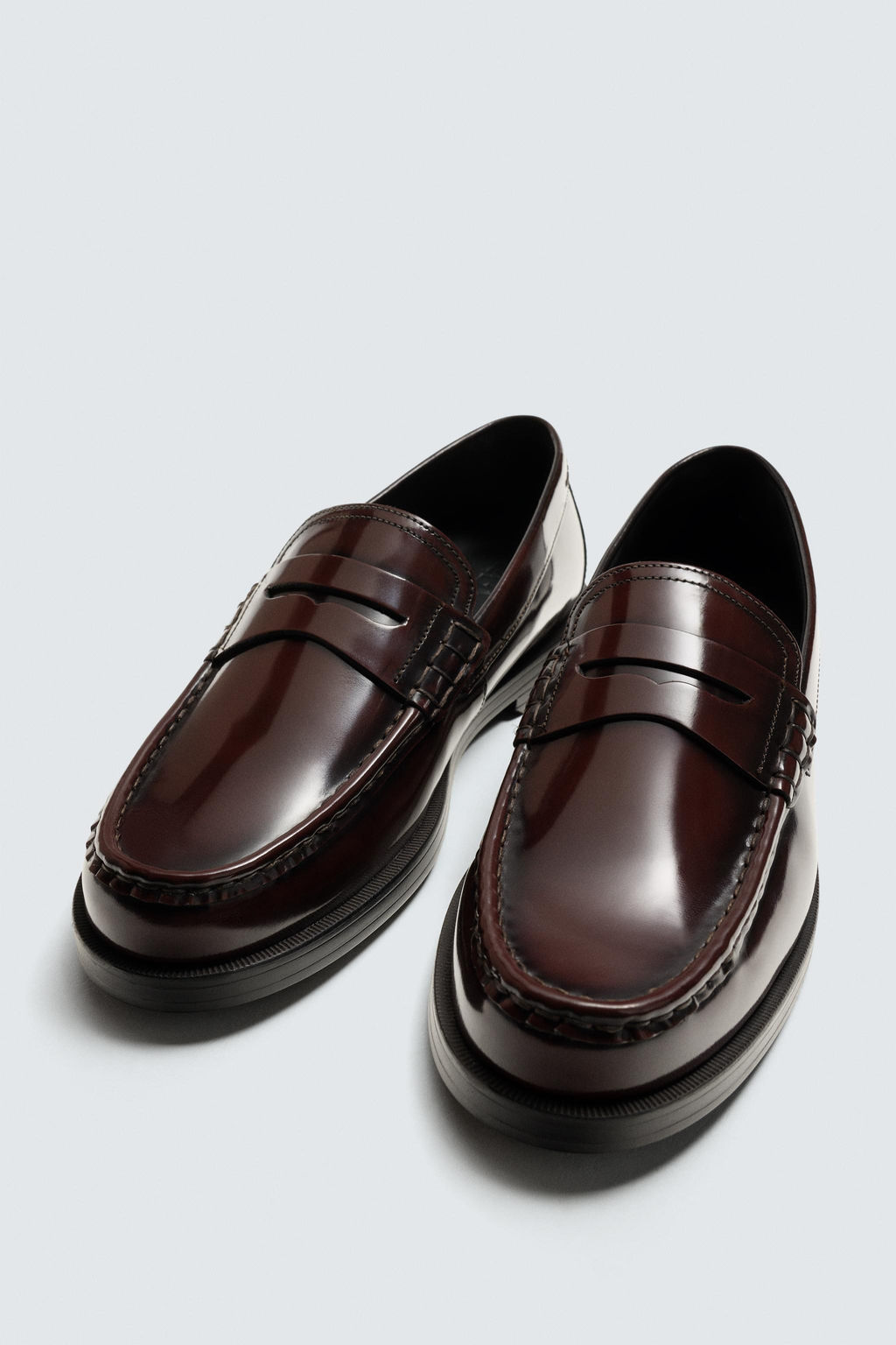 LEATHER PENNY LOAFERS