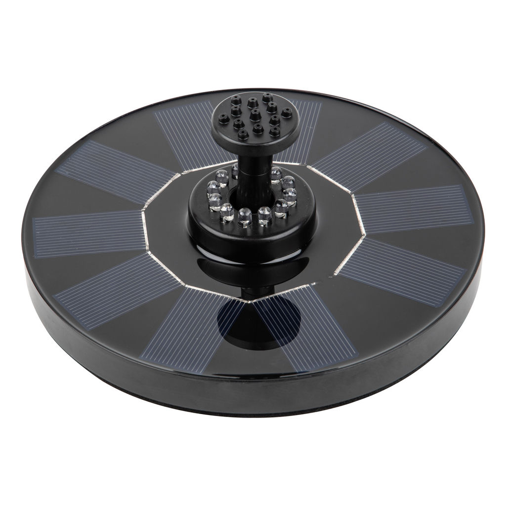 USL-S-825/PT180 RGB FOUNTAIN Садовый светильник на солнечной батарее Фонтан. Плавающий. 12 светодиодов. RGB свет. 1*АA Ni-Mh аккумулятор в/к. IP44. TM Uniel - Volpe фото 2