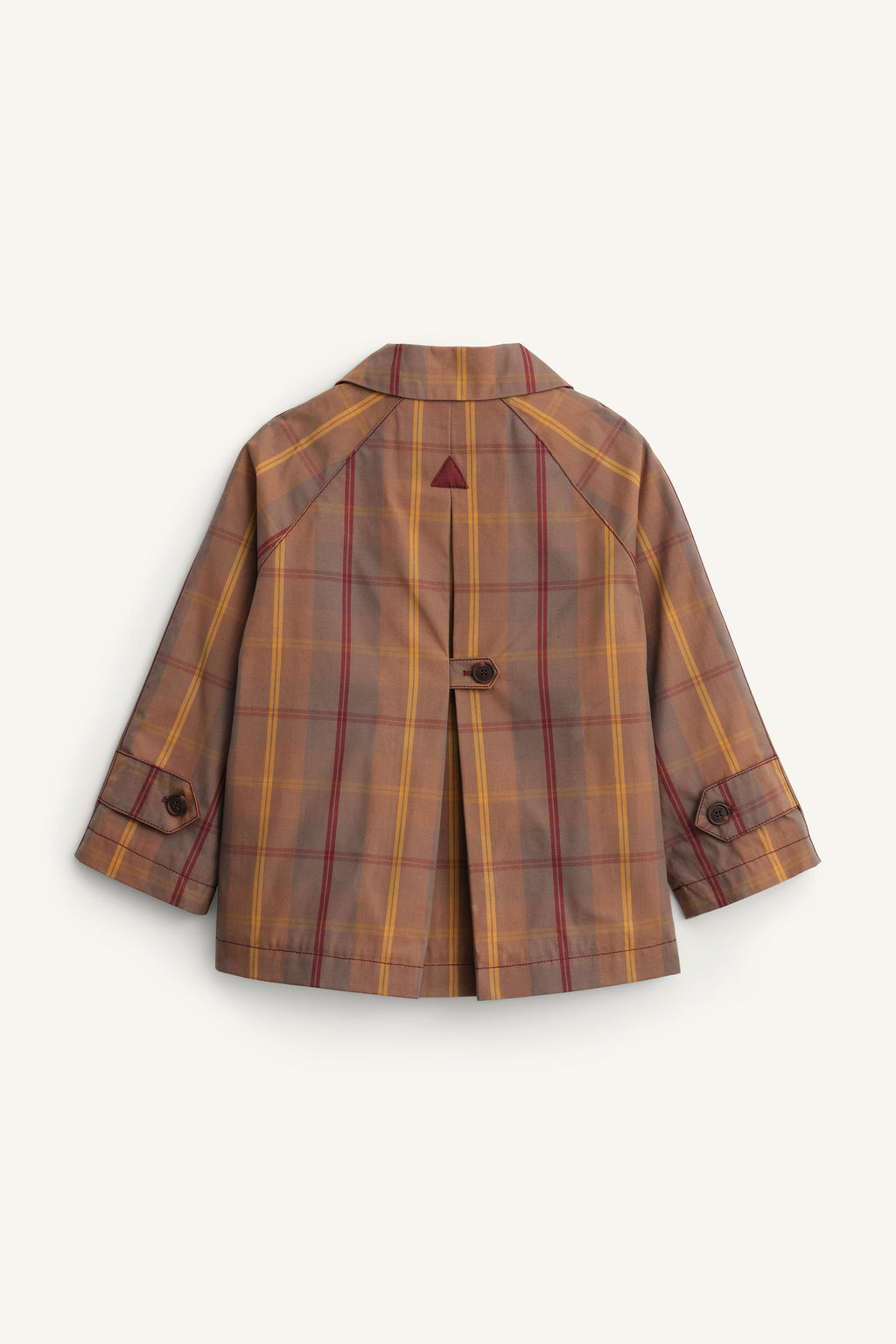 LIMITED EDITION CHECK WAXED COAT - Zara фото 6
