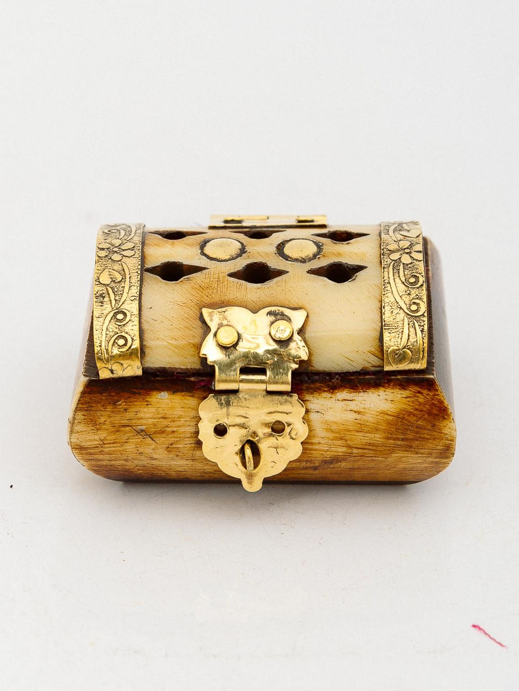 Шкатулка с инкрустацией (кость) №Шк121/2 2шт/уп - Ганг фото 3