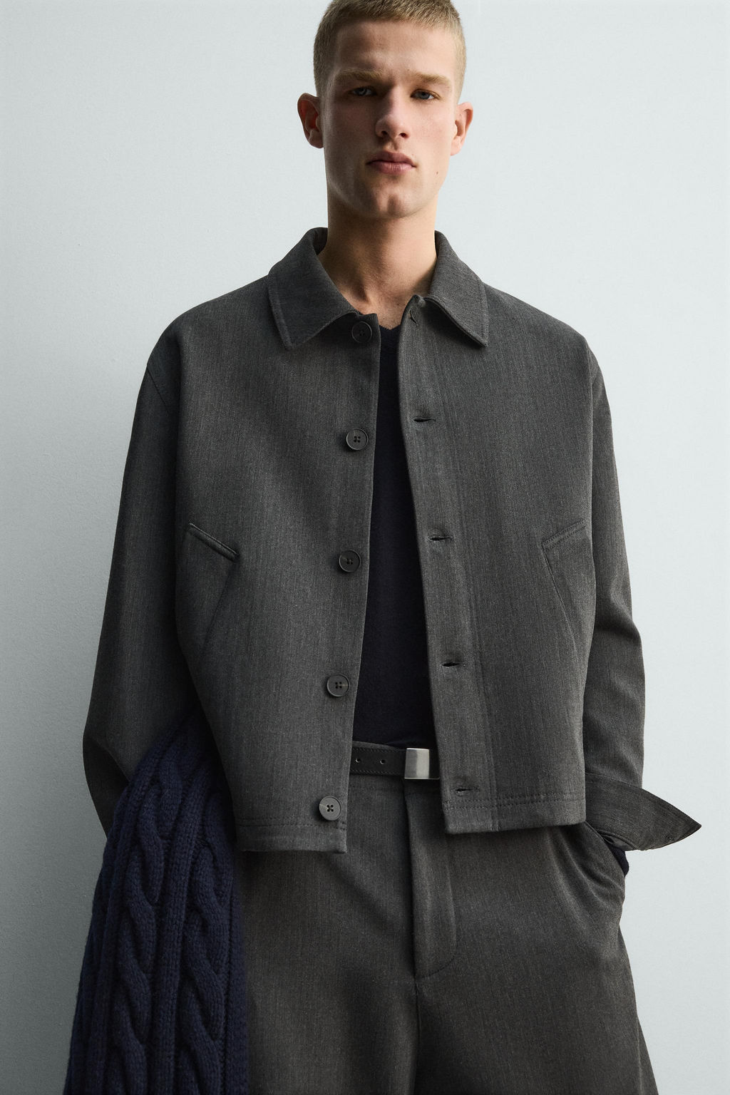 TEXTURED OVERSHIRT - Zara фото 6