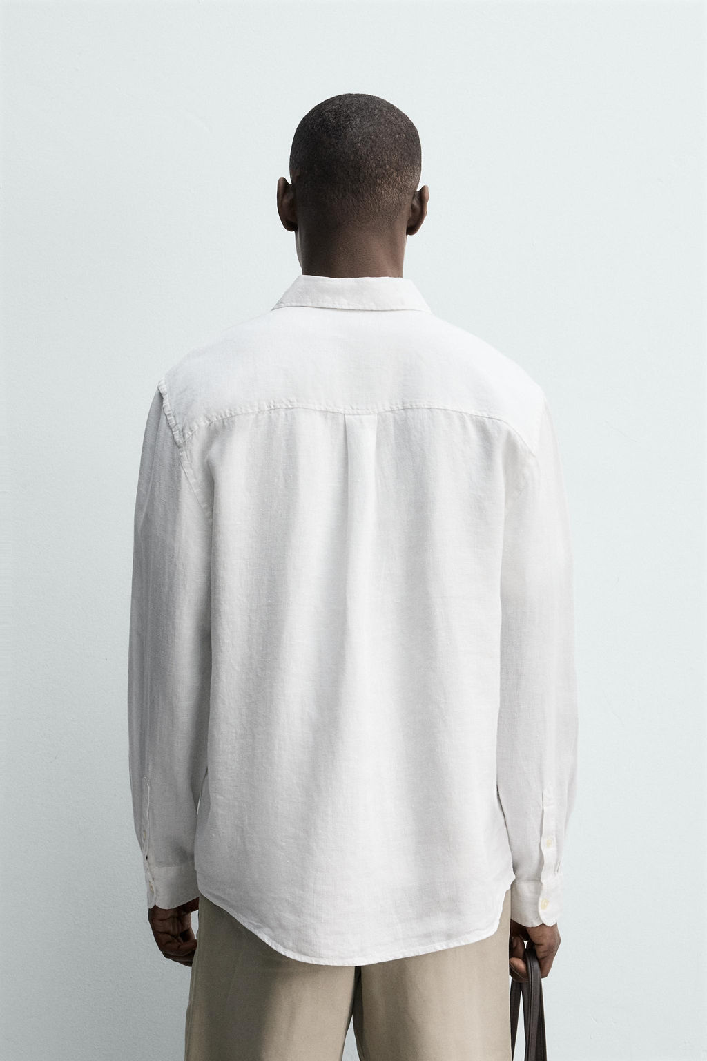 CAMISA REGULAR FIT 100% LINO / Blanco - Zara фото 3