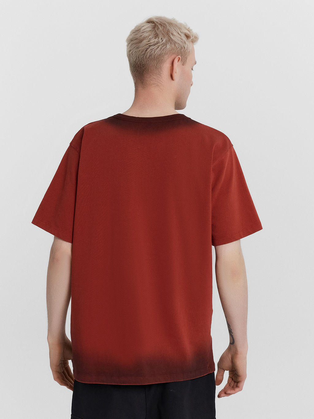 Футболка мужская бордовая с принтом - Mark formelle фото 2