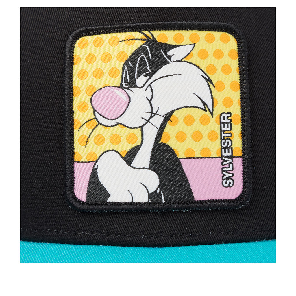 Бейсболка CAPSLAB арт. CL/LOO11/1/CT/SYL Looney Tunes Sylvester (черный / голубой)  фото 5