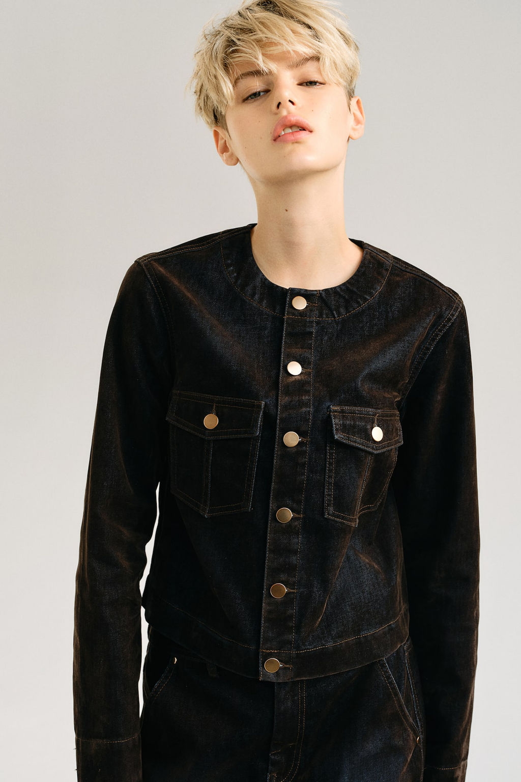 Cazadora denim afelpada - H&m фото 3