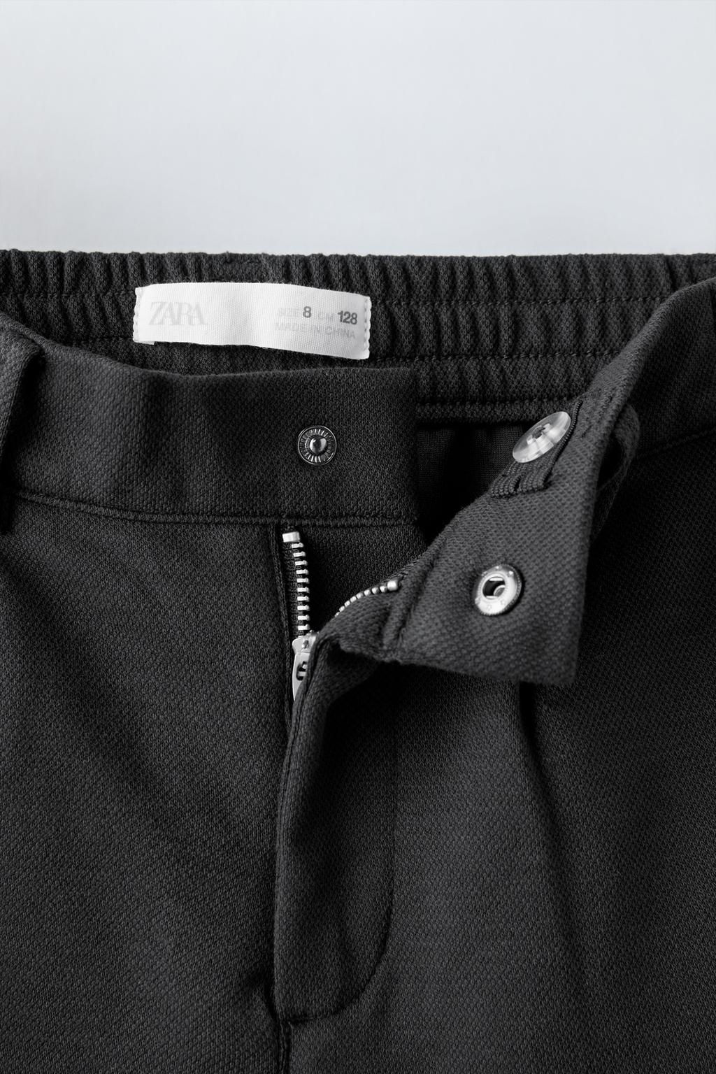 COMFORT PIQUE SLIM FIT CHINO TROUSERS - Zara фото 3