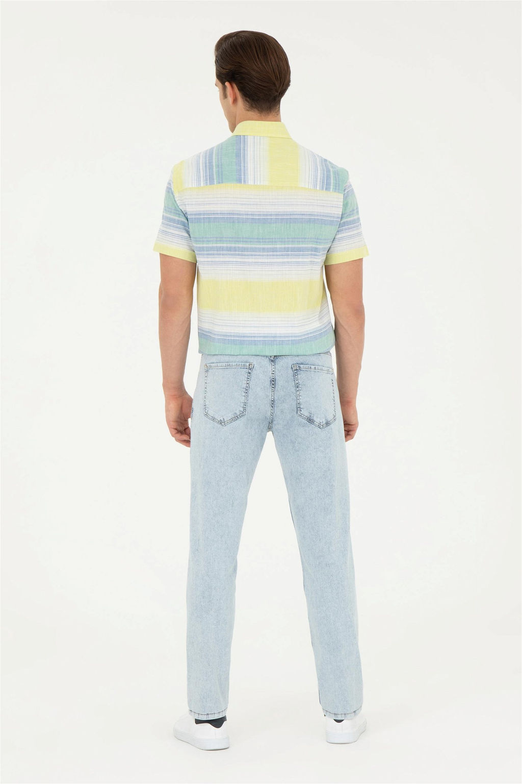 Мужские голубые джинсовые брюки - U.s. polo assn фото 4