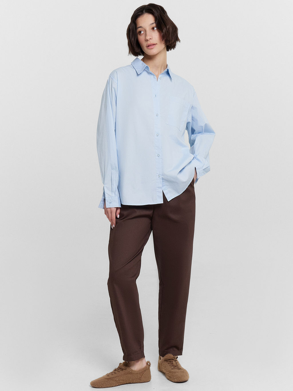 Брюки женские коричневые