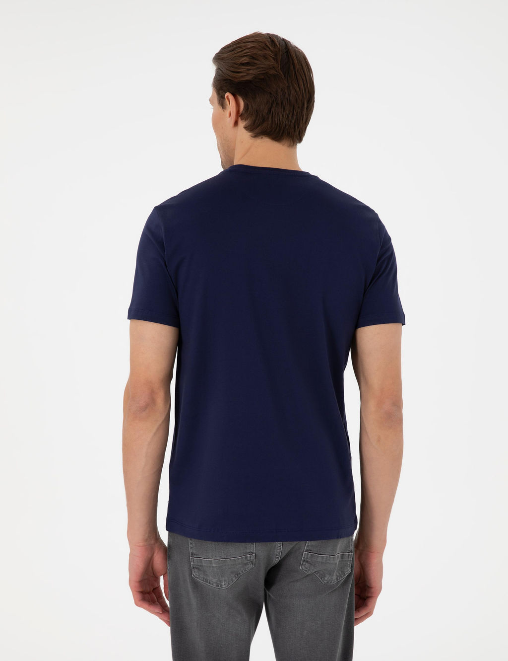 Lacivert Slim Fit Ti__rt