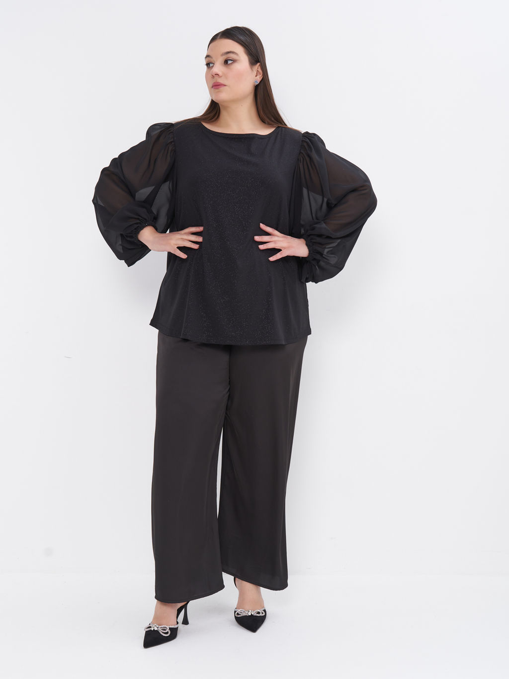 Блузка вечерняя BL68227BLK01 - Артесса фото 3
