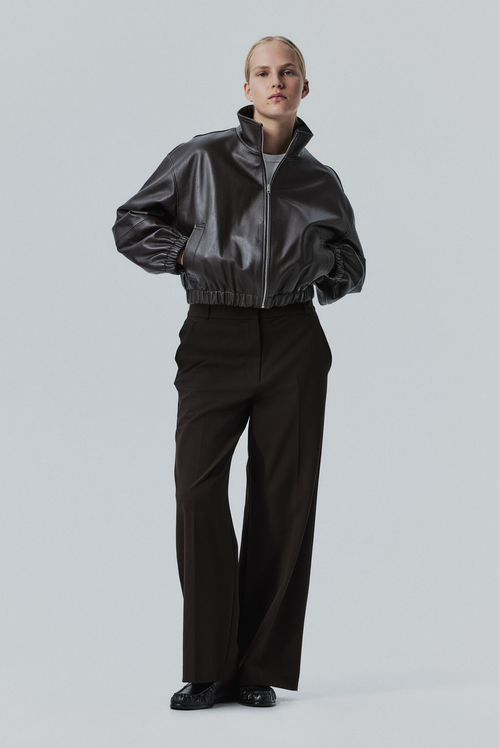 Pantal?n sastre ancho Wrinkle-resistant - H&m фото 6