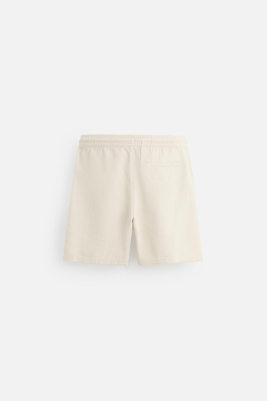 TEXTURED REGULAR FIT BERMUDA SHORTS - Zara фото 17