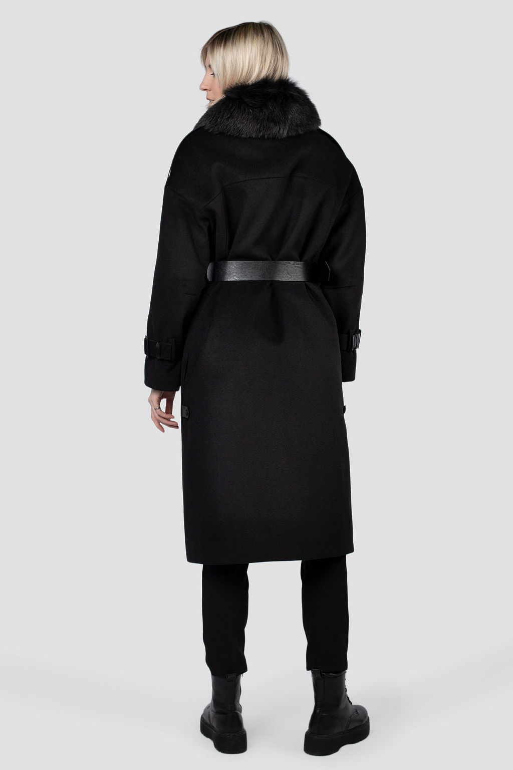 Мех натуральный (песец) Пальто утепленное Термофинн 100 г - El podio фото 6