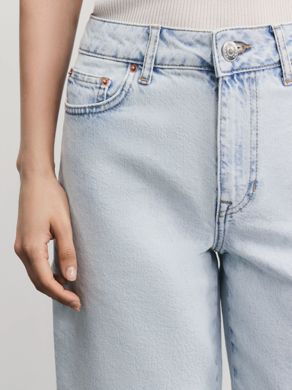 Джинсовые шорты прямые / Zarina  фото 6