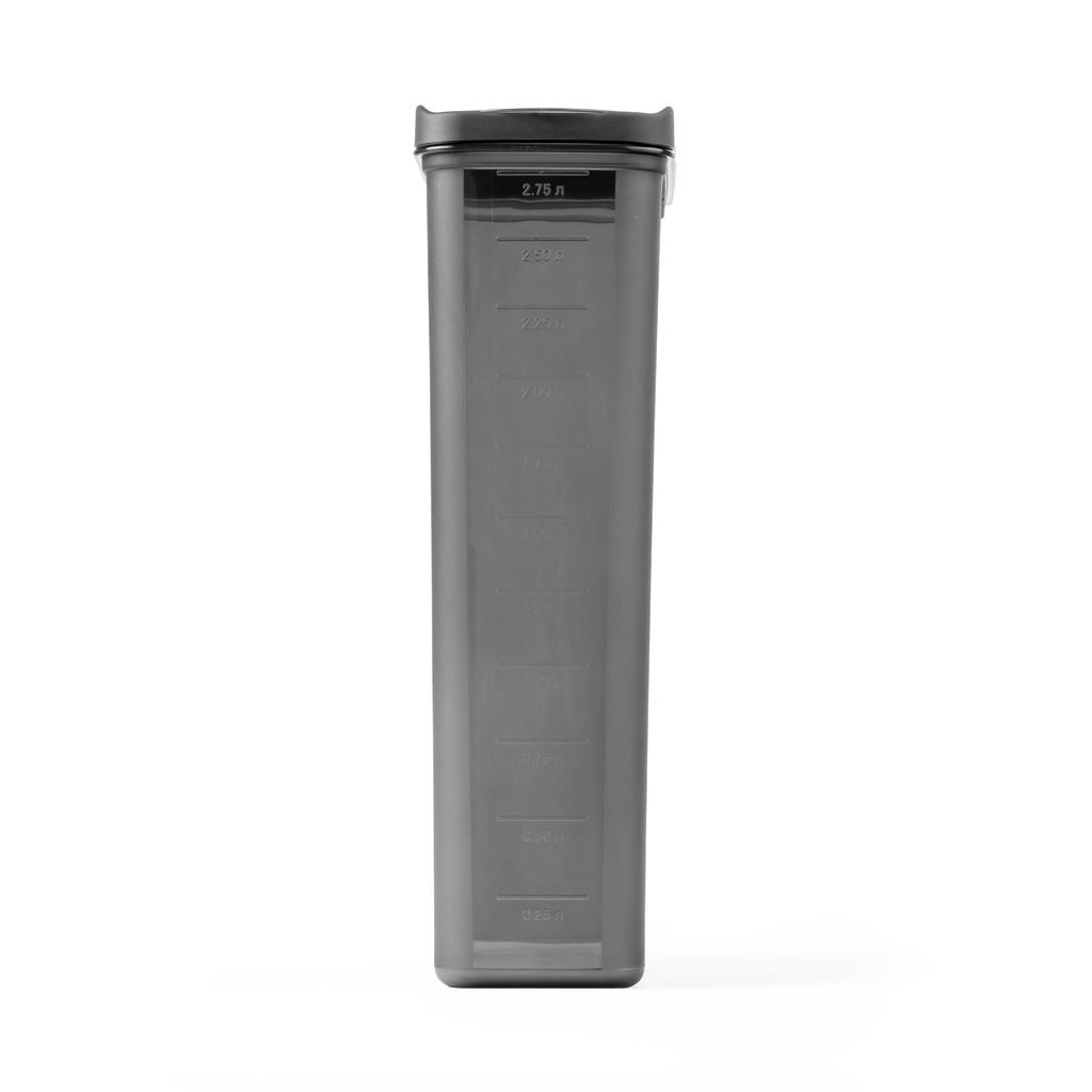 Емкость для сыпучих продуктов Лайн 3л (графитовый) М9008 - Альтернатива фото 12