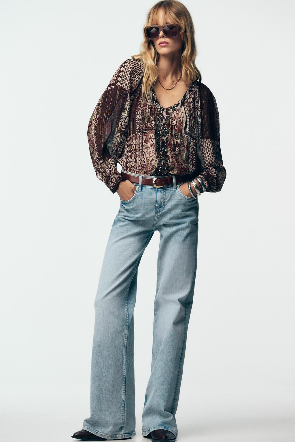 Z1975 FLARE FIT LOW-RISE JEANS