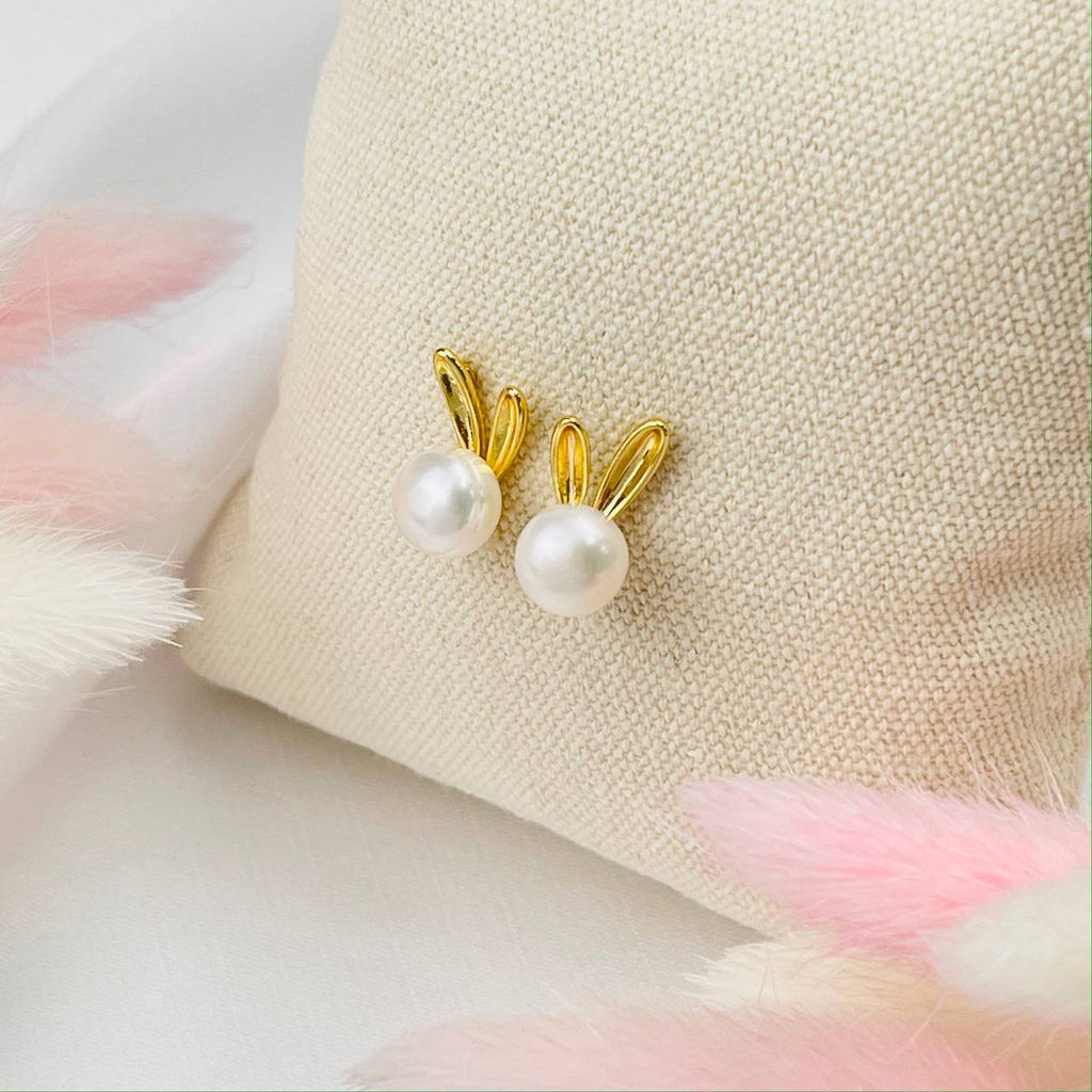 Комплект из Жемчуга (подвеска,пусеты) 42 см +