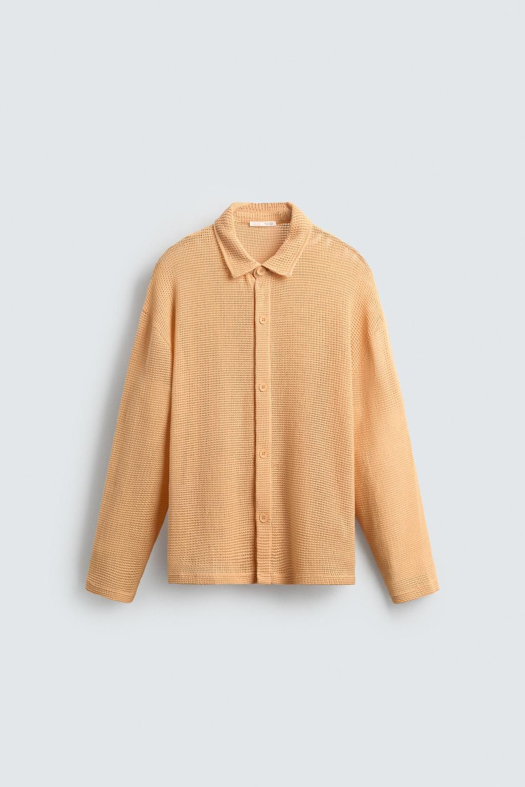 OPEN WEAVE SHIRT - Zara фото 10