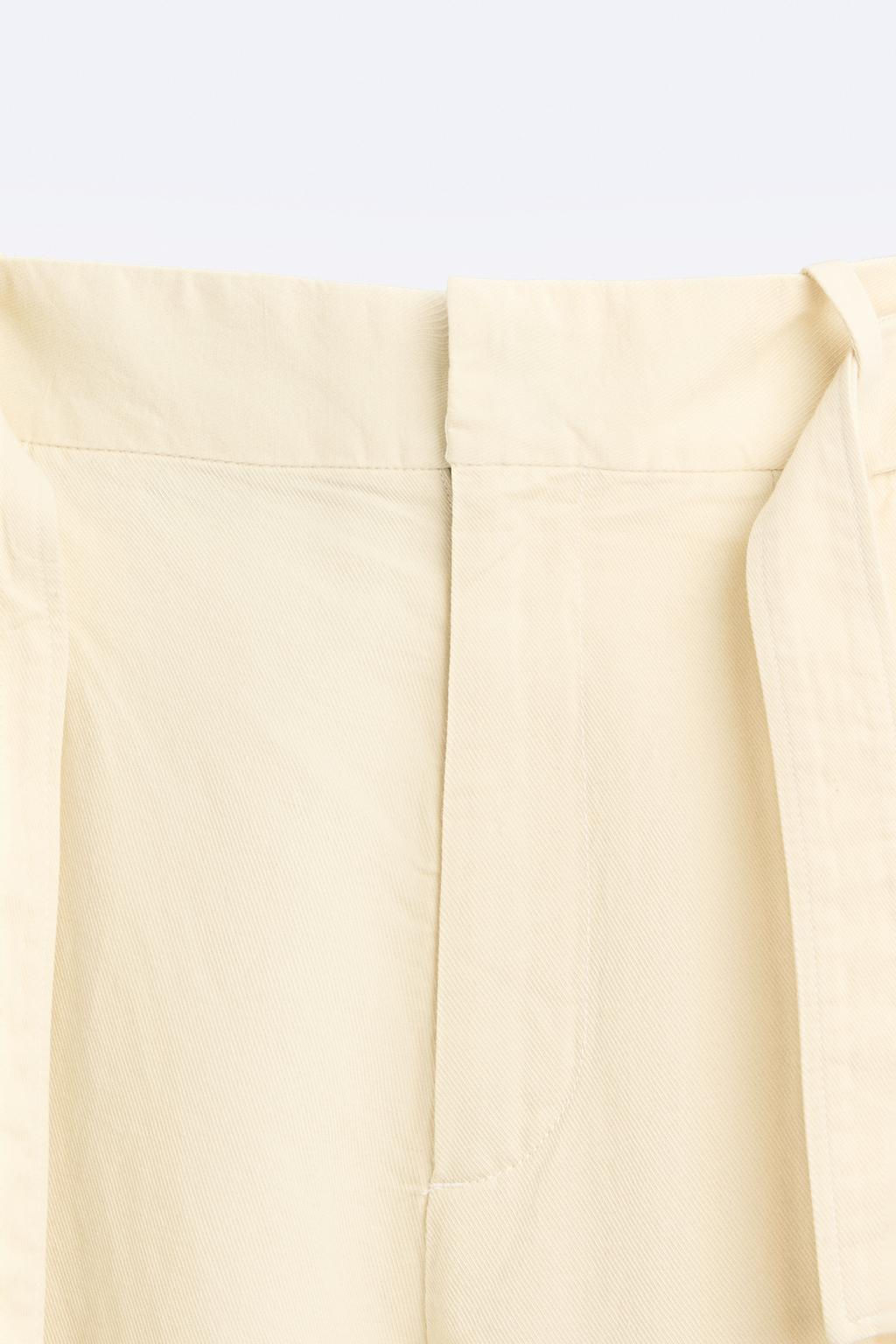 LIMITED EDITION TROUSERS WITH BELT - Zara фото 10