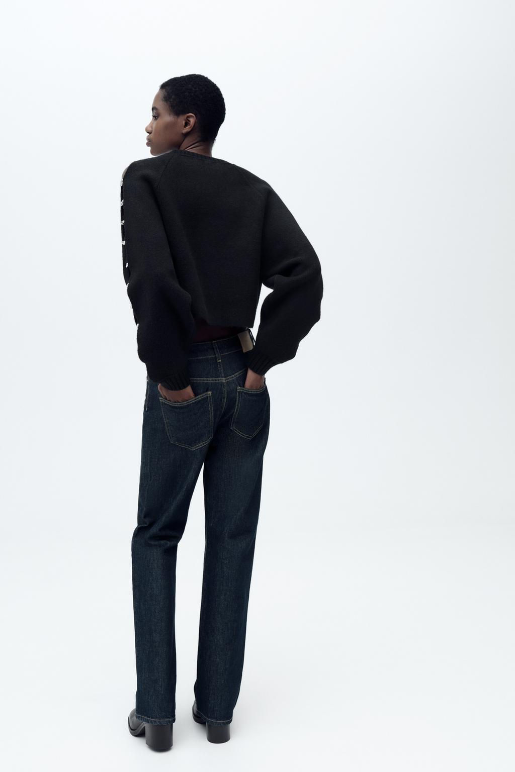 KNITTED SWEATER WITH BALL DETAIL - Zara фото 7