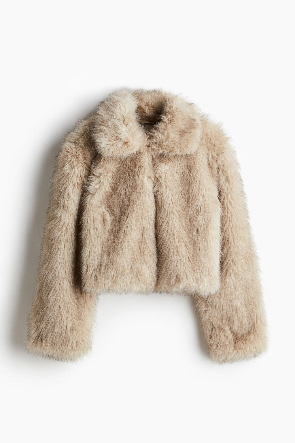 Cropped fluffy jacket - H&m фото 9