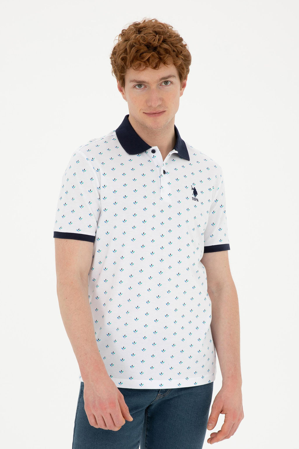 U. S. Polo Assn / Мужская белая футболка - U.s. polo assn фото 8