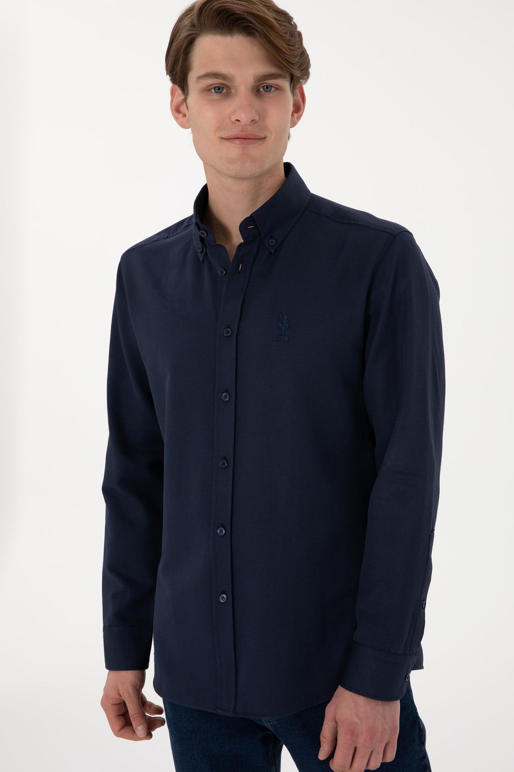 Erkek Lacivert Uzun Kollu Basic G_mlek - U.s. polo assn фото 3