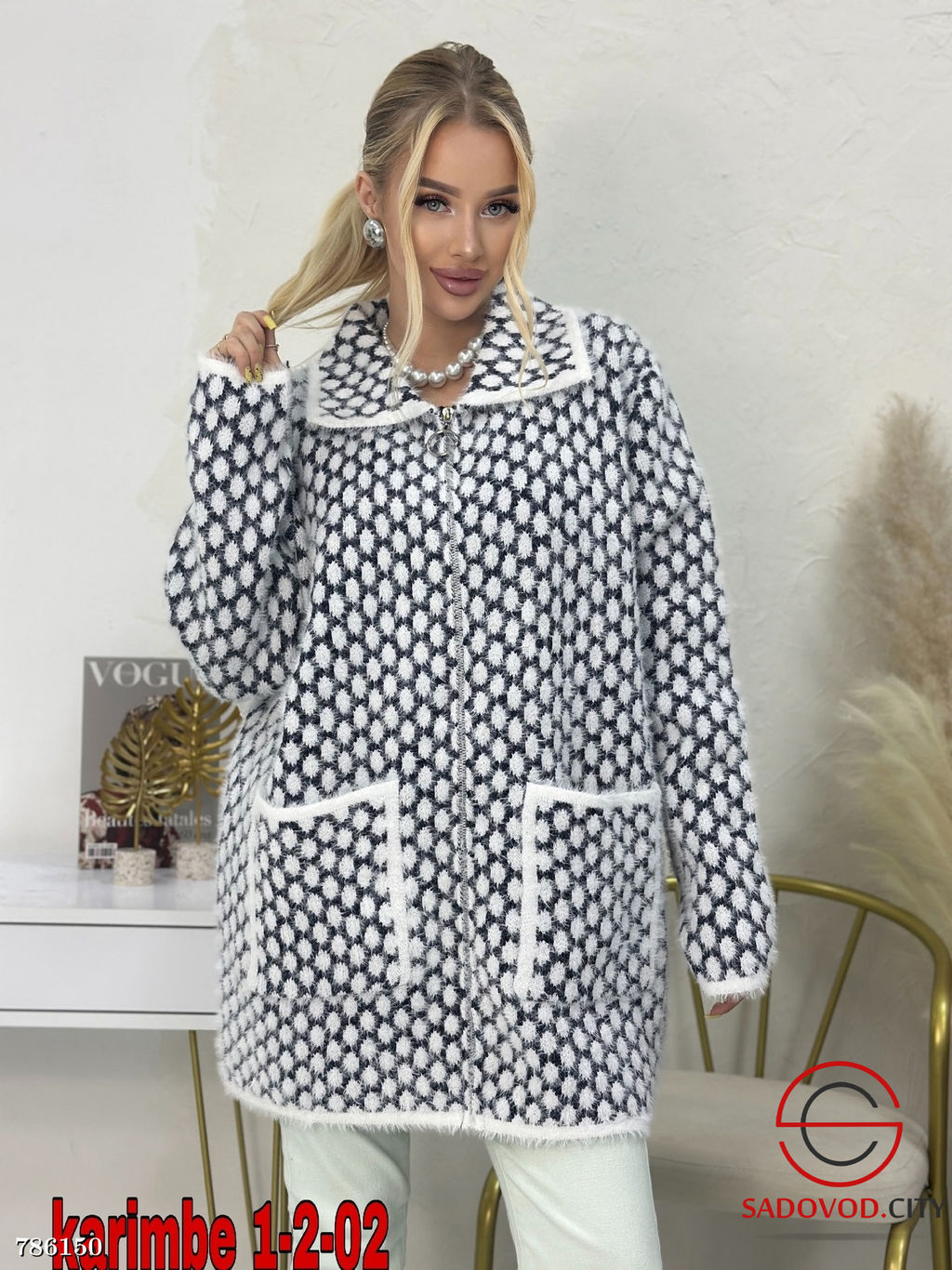 Кардиган на молнии с карманами - Bruno фото 3