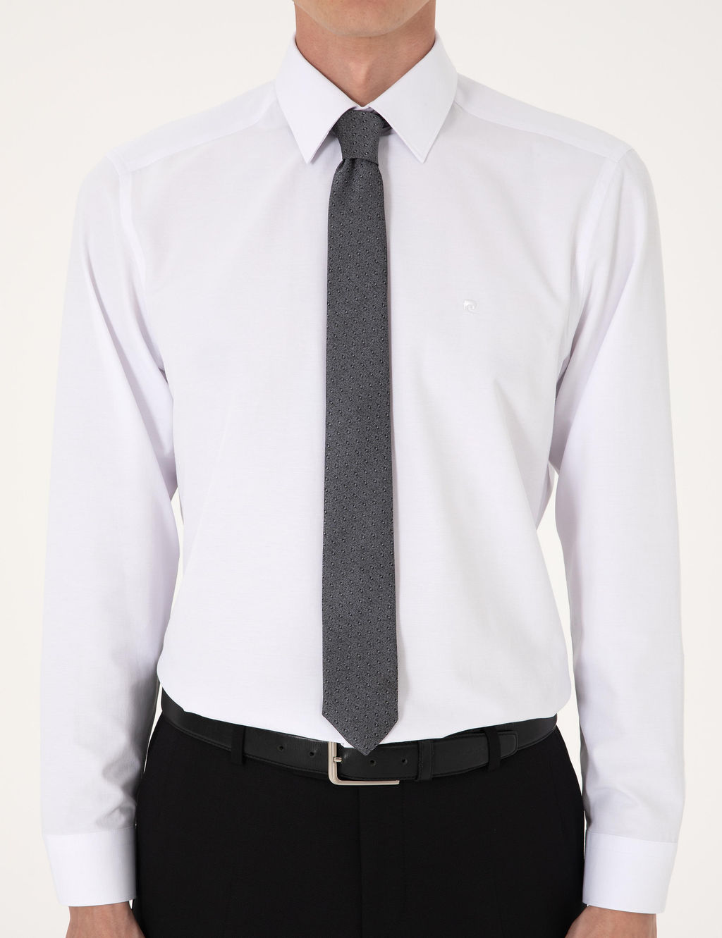 Beyaz Regular Fit Uzun Kollu Basic G_mlek - Pierre cardin фото 7