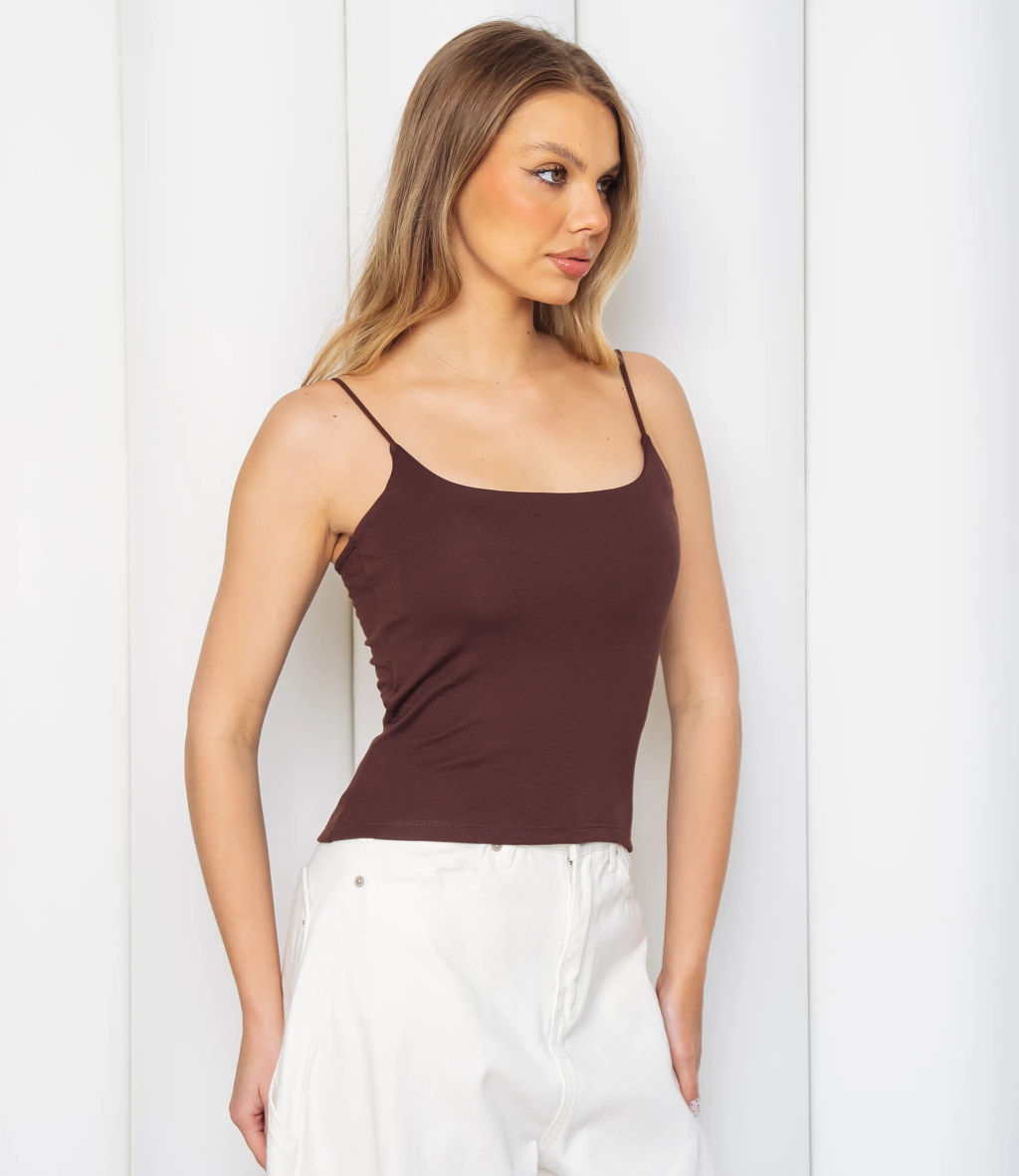 Топ #КТ55567, шоколадный - Dommod фото 2