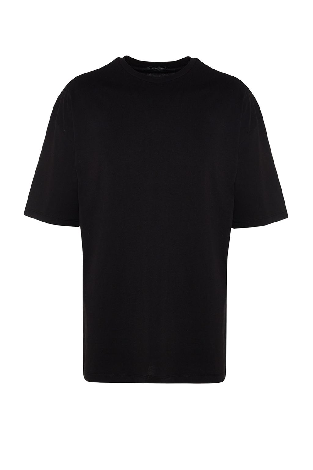 TRENDYOL MAN Siyah Oversize/Genis Kesim Sanatsal S?rt Bask?l? Orme T-Shirt TMNSS23TS00151 - Trendyolmilla фото 12