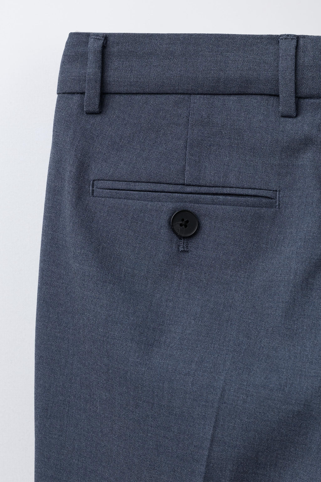 PANTAL?N TRAJE ESTRUCTURA / Azul medio - Zara фото 4