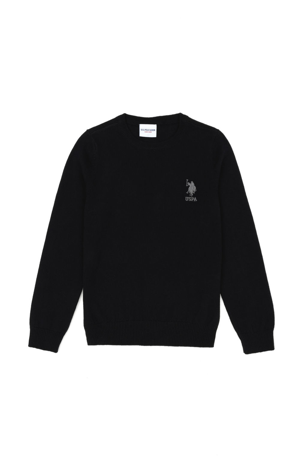 Черный базовый свитер для мальчика - U.s. polo assn фото 7