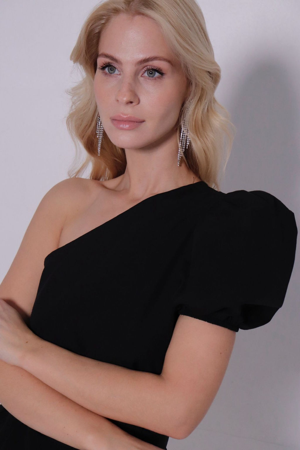 Платье чёрное асимметричное - Martichelli фото 14