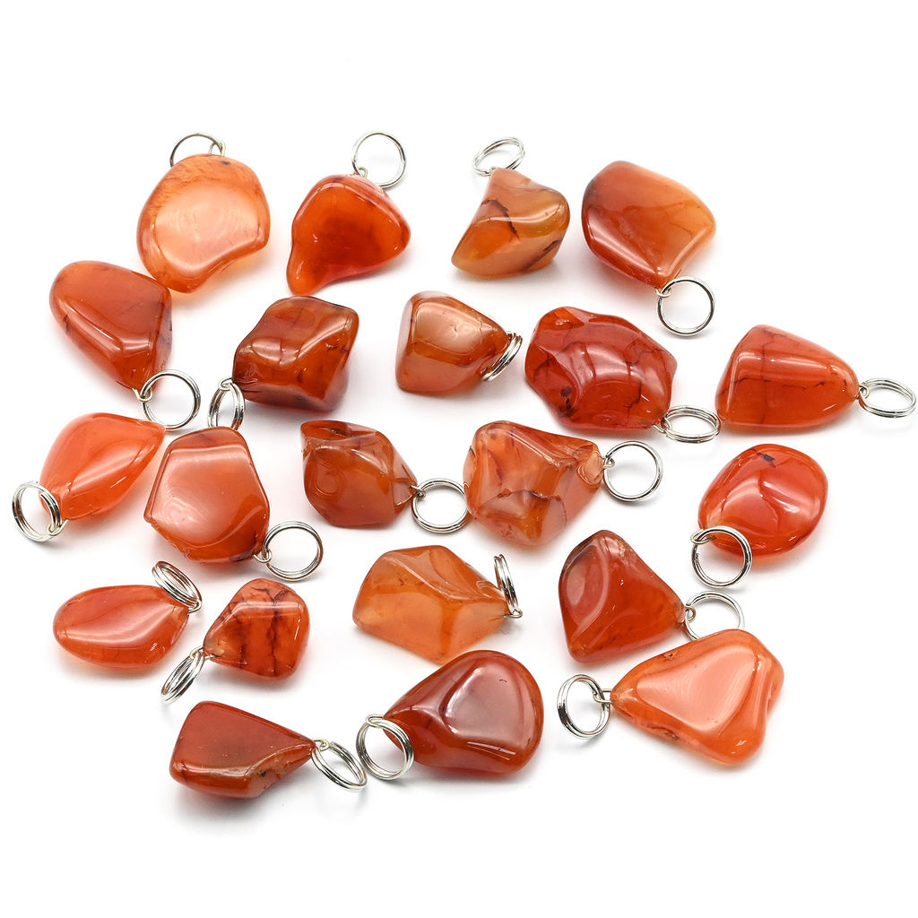 Кулон из сердолика галтовка 15*20мм